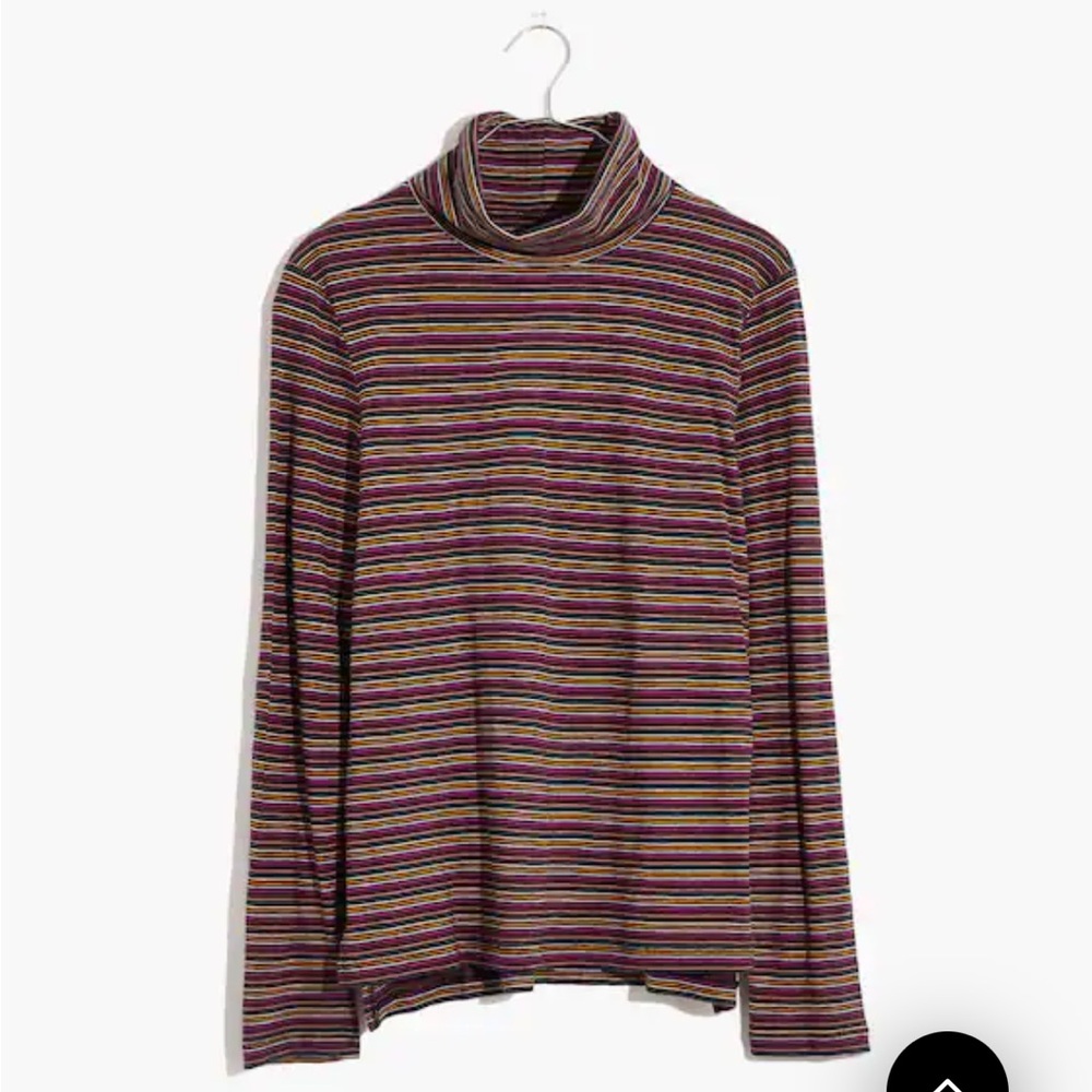 Madewell Striped Turtleneck - Multicolor